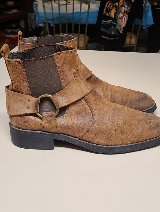 Bed Stu Fairbanks Harness Chelsea ankle moto boots size 11 main image 10